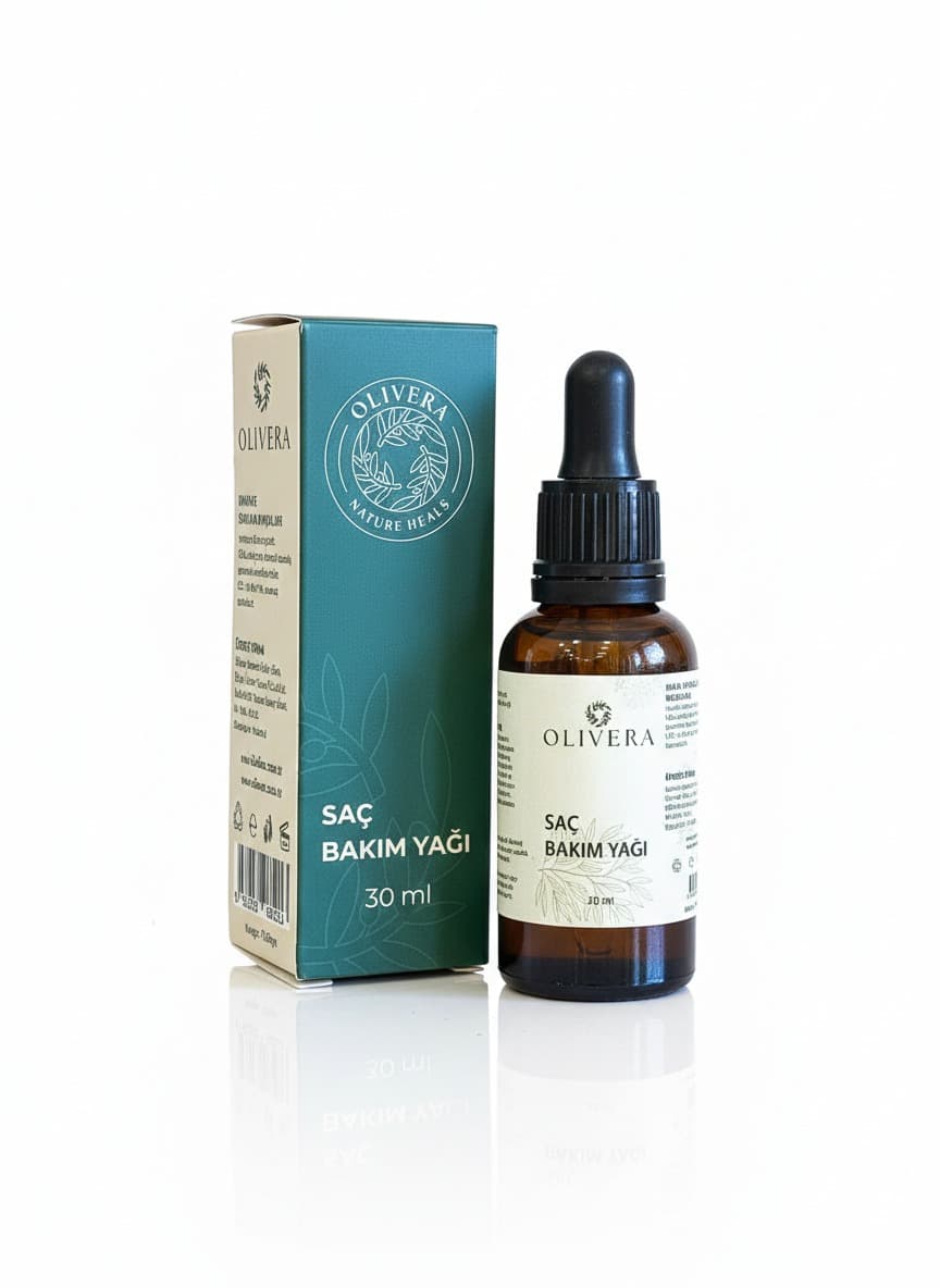 Olivera Hint Yağlı & Argan Özlü Güçlendirici Saç Bakım Yağı 30 ml thumbnail 2